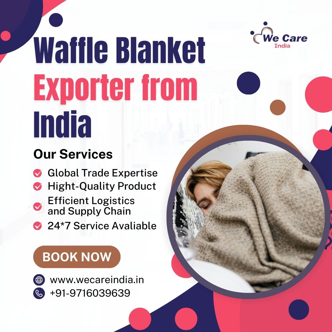 Waffle Blanket Exporter from India